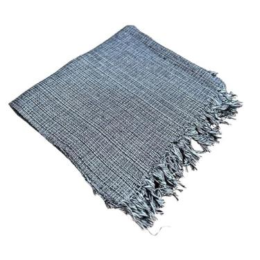 Imagem de Kit 2 Mantas para Sofá Decorativo 210 x 120 – Conforto e Estilo para Sua Sala (Cinza Mesclado)