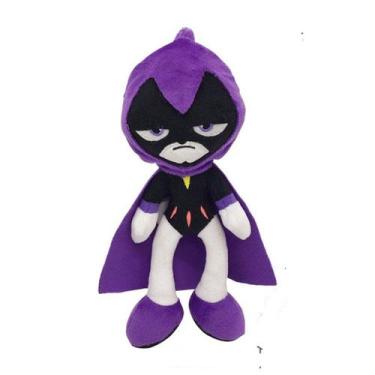 Imagem de Boneca de brinquedo de pelúcia Teen Titans Raven 25cm - yiweisai