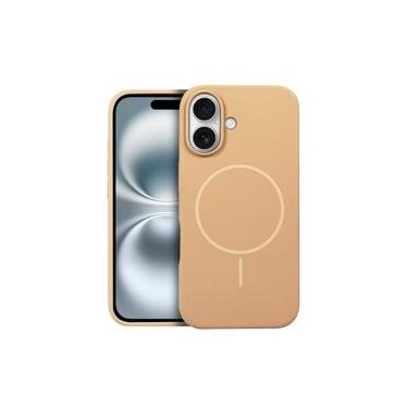 Imagem de Capa para iPhone 16 Plus - Silicon Liquid Magsafe - Desert - Gshield