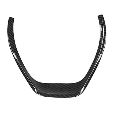 Imagem de Estilo de fibra de carbono volante do carro decoração capa guarnição com material plástico abs para 3 séries f30 f31 f34 2013-2018
