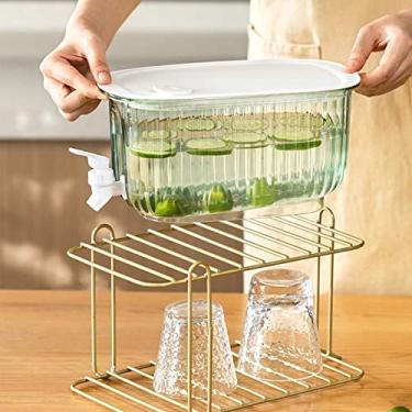 Imagem de Generic Distribuidor de Bebidas, Balde de Bebidas de água Fria de Qualidade Alimentar de Grande Capacidade para Casa (Verde)