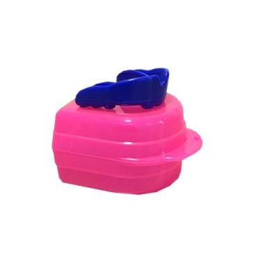 Imagem de Pulser Protetor Bucal Termo Moldável com Estojo, Tamanho Único, Modelo Simples (Azul)