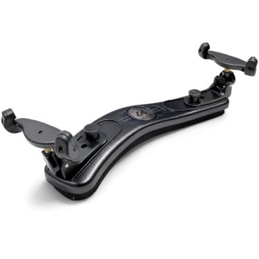 Imagem de Descanso de ombro de violino para tamanho 1/8 e 1/4, pés dobráveis e ajustáveis em altura peças de violino tipo universal macias e fáceis de usar, esponja de alta resistência