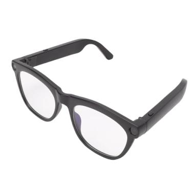 Imagem de Asixxsix Óculos inteligentes com câmera 4K e IA, recarga magnética, assistente de voz, controle por toque e Bluetooth, ideais para viagens a negócios e lazer.