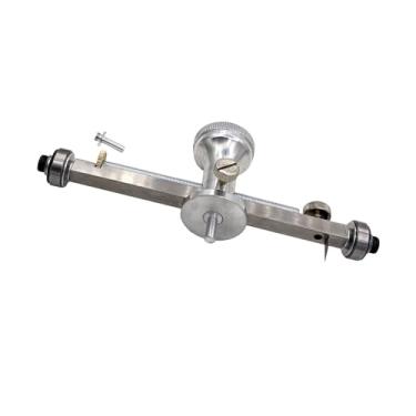 Imagem de Jiayouy Ferramenta de abertura de orifício de som de guitarra, ferramenta manual de madeira para guitarra folclórica e clássica, design de roda de anel embutido