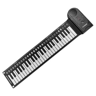 Imagem de Teclado Piano Musical Flexível Portátil Roll Up Bivolt