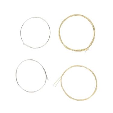 Imagem de Luqeeg Conjunto de Cordas de Bandolim, Qualidade de Som Clara e Resistente para Jogadores, Fácil de Instalar, 8 Peças de Reposição para Todos Os Tipos de Bandolim