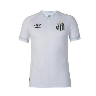 Imagem de Camisa Santos I 25/26 Torcedor Umbro Masculina, GG, Masculino, Branco