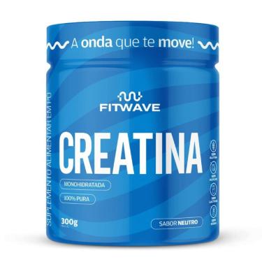 Imagem de Creatina Monohidratada 100% Pure (300g) FitWave - Suplemento para Força, Hipertrofia e Performance