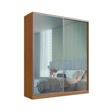 Imagem de Guarda-Roupa Casal com 2 Espelhos França 2 Portas 3 Gavetas Freijó