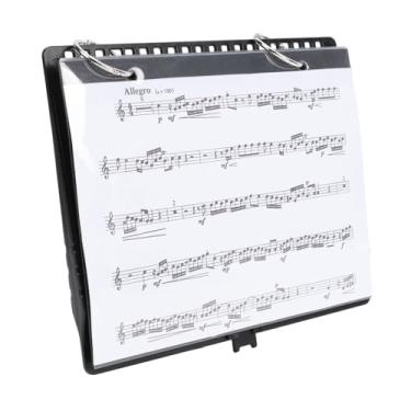Imagem de Luocute Pasta Flip, Suporte Portátil para Partituras Com 5 Janelas Transparentes para Banda de Marcha, Leve para Desfiles, Exercícios, Performances, Estudantes, Músicos, Maestros de