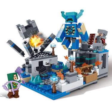 Imagem de Bloco de Montar Batalha Gigante Craft Brinquedo 608 pçs 8001 - Minewor