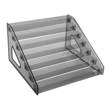 Imagem de Dynwave Expositor de crachás, organizador de botões e alfinetes de grande capacidade, estojo para exibir esmaltes, miniaturas de brinquedos e figuras de ação.