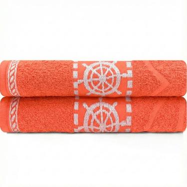 Imagem de Jogo de Toalha Praia e Piscina Banhão Gigante 100% Algodão Felpuda 2 Peças Marcotex