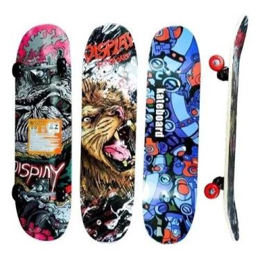 Imagem de Skate Semiprofissional Completo Com Lixa Reforçado Até 70kg - Elite Im