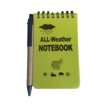 Imagem de Caderno Tático Impermeável De Bolso, Mini Bloco De Notas Espiral Com P