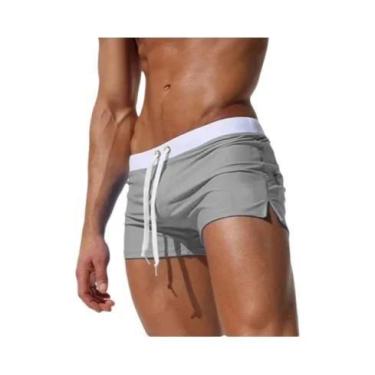 Imagem de Sunga De Praia Masculina De Secagem Rápida, 10 Cores, Design Com Bolso
