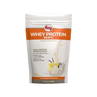 Imagem de Whey protein wpc vitafor refil 900g - baunilha