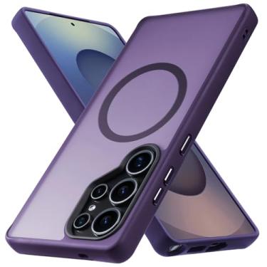 Imagem de Zuoderri Capa magnética à prova de choque para Samsung Galaxy S25 Ultra, [18N Mighty Magnetic] [Teste de queda de grau militar de 12 pés] [compatível com MagSafe], capa protetora rígida fina