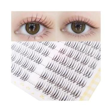 Imagem de Cílios Postiços Grandes E Naturais De Girassol Com Faixa Transparente 