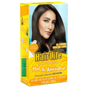 Imagem de Kit Creme Alisante Mel & Amêndoas Hairlife Embelleze