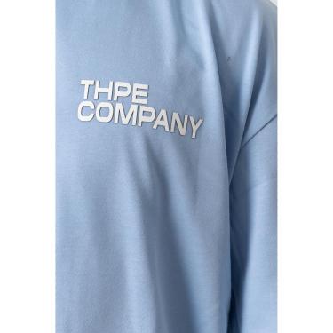 Imagem de Camiseta Oversized Gola Alta Company Azul Bebe-Unissex