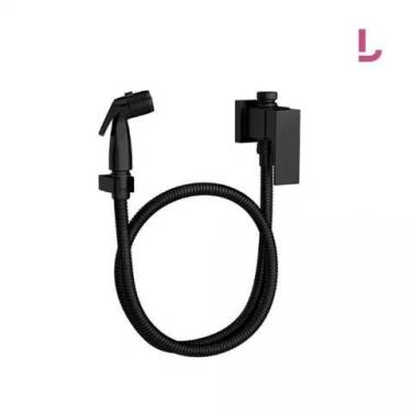 Imagem de Ducha Higiênica Unic com Registro e Derivação Black Matte - Deca