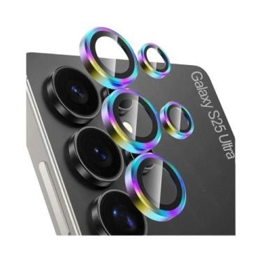 Imagem de Protetores De Câmera Em Titânio Para Samsung S25 Ultra, Tampa De Vidro