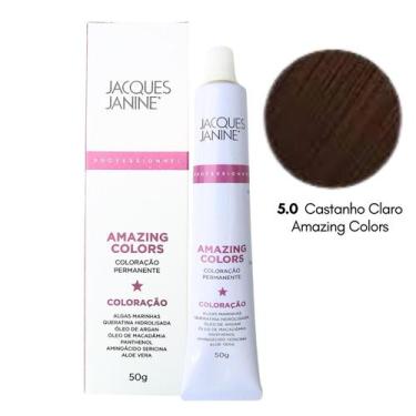 Imagem de Coloração Jacques Janine 5.0 Castanho Claro 50g
