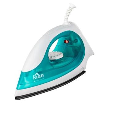 Imagem de Ferro de Passar Roupa a Seco FP100 Verde 1300W Kian 127V, 110V