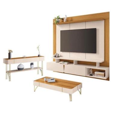 Imagem de Home Suspenso Zenith Off White Cinamomo Com Mesa De Centro Cadenza E A