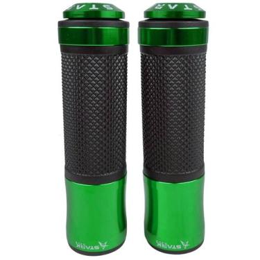 Imagem de Kit Manopla Luva Punho V2 e Peso Tampa Stark Universal Moto - NoBrand,