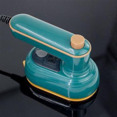Imagem de Mini Ferro De Passar Roupa Giratorio Portatil A Vapor Viagem Cabe Na M