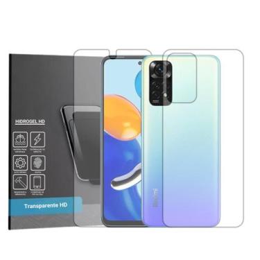 Imagem de Película Hidrogel HD Frente e Verso Compativel Com Redmi Note 11 6.43 