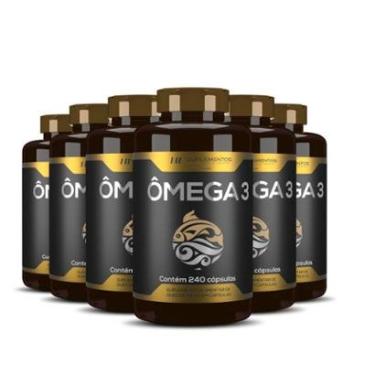Imagem de Ômega 3 Óleo De Peixe Premium Hf Suplementos 240 Caps com 6-Unissex