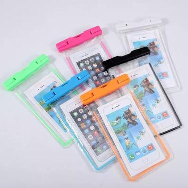 Imagem de Bolsa Case Prova Dágua Celular Universal Impermeável Promoção - NoBran