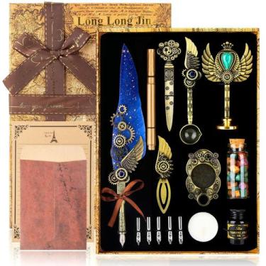 Imagem de Conjunto de Tinta para Caneta de Pena LongLongJin Kit de Caligrafia co
