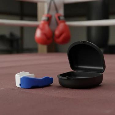 Imagem de Protetor Bucal Para Lutas Boxe Muay Thai Mma Com Estojo - Kanxa
