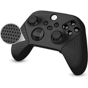 Imagem de Capa Case Silicone Protetor Para Controle Xbox One Xbox Series + 2 Gri