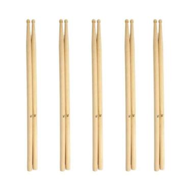 Imagem de Baquetas De Bateria Maple Jazz 5A 5B 7A Profissionais, Acessórios Para