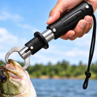 Imagem de Alicate Contenção Pega Peixe Alumínio Balança 12kgs Mki, PEGA PEIXE MK