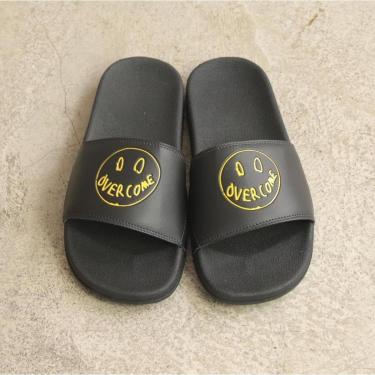 Imagem de Chinelo Overcome "Smile For Haters" Preto-Unissex