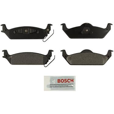 Imagem de BOSCH BE963 Conjunto de pastilhas de freio a disco semimetálico azul - compatível com Dodge Dakota selecionado; TRASEIRA