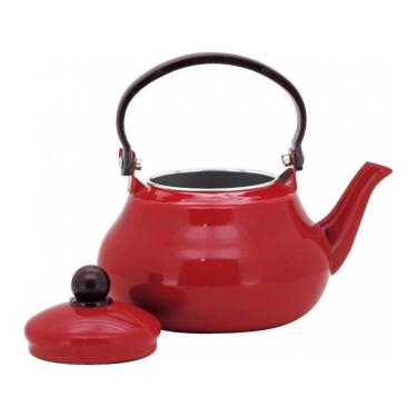 Imagem de Chaleira Esmaltada Tradicional Vermelha 1500ml - Yazi