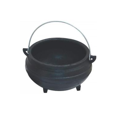 Imagem de Panela Tripé De Ferro Fundido Sem Tampa - Capacidade 8 Lt
