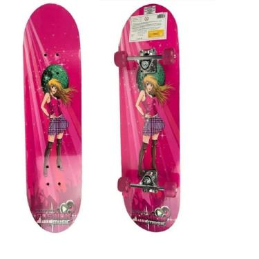 Imagem de Skate Simples Rosa Skr - 0031S - Fênix