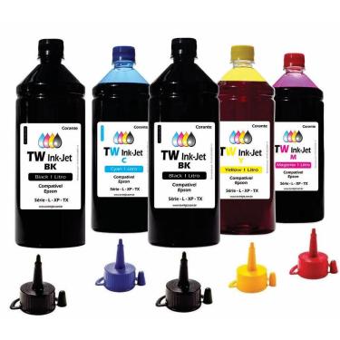 Imagem de Tinta compatível para epson Ecotank 5 litros L455 L475 L555
