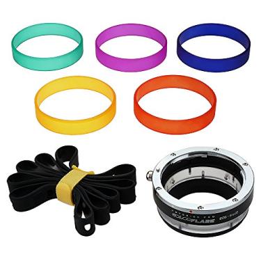 Imagem de Adaptador ArtFX ColorFlare para lente D/SLR Canon EOS (EF/EF-S) para corpo de câmera sem espelho Sony Alpha E-Mount - Adaptador indutor de vazamento/flare de luz da Fotodiox Pro