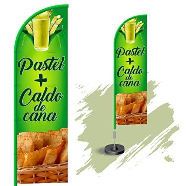 Imagem de Wind Banner Dupla Face 3mt Completo - Pastel/Caldo De Cana