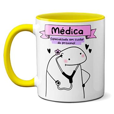 Imagem de Caneca Médica Especializada Em Cuidar Do Próximo Presente (Amarela)